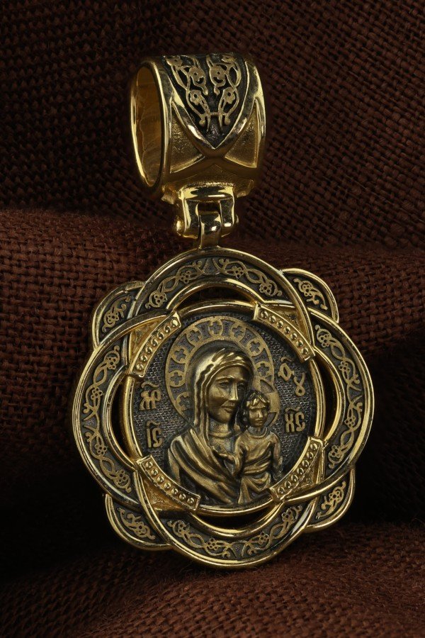 Образок из лимонного золота