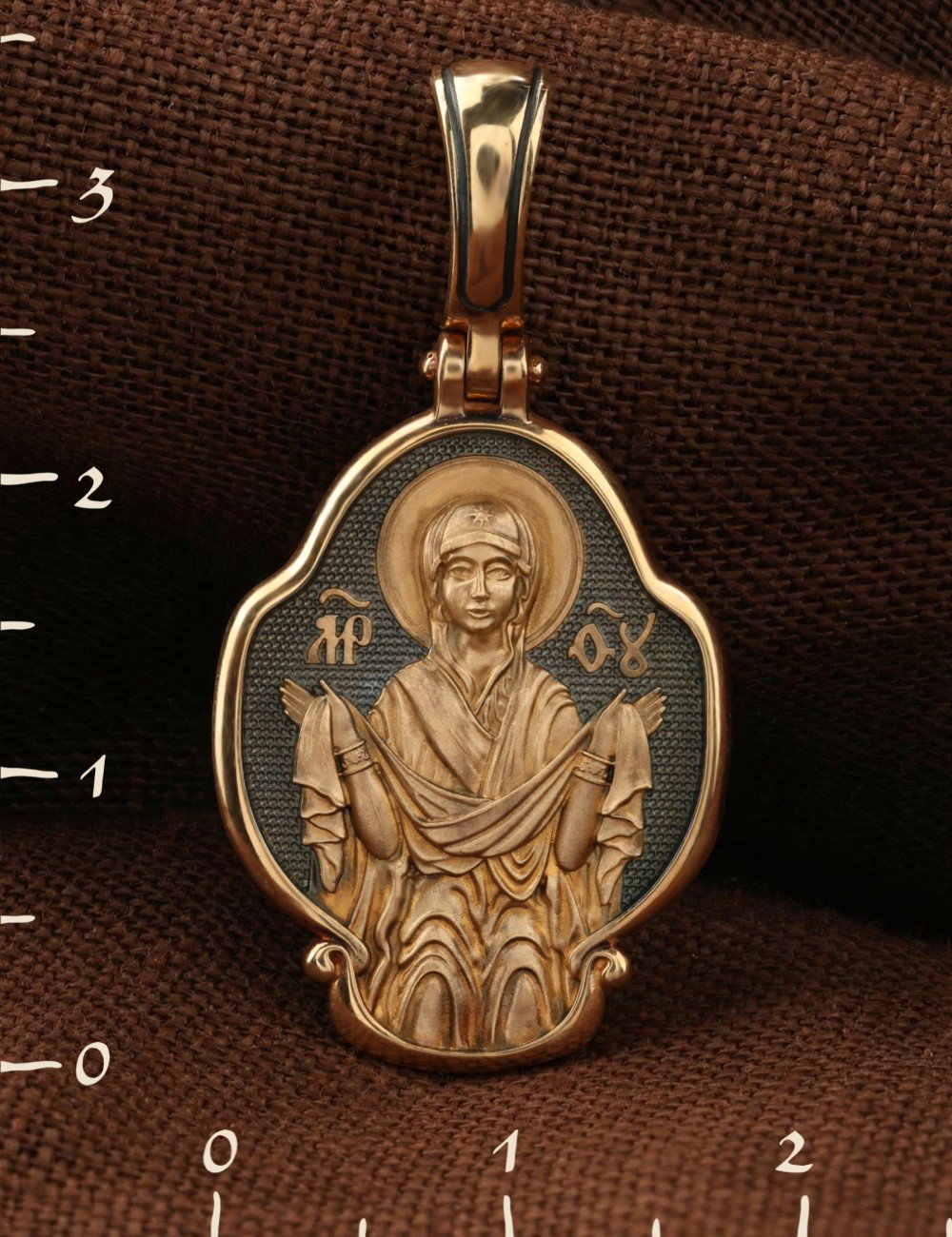 Образок из золота