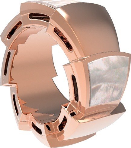 Подвеска из золота c перламутром