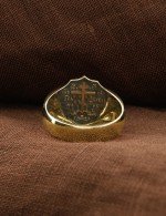 Кольцо из лимонного золота