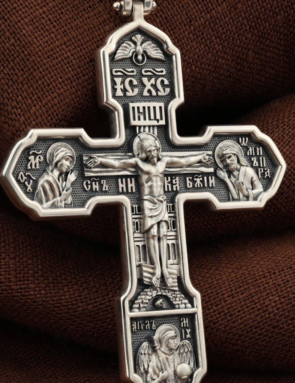 Крест из серебра 925 пробы