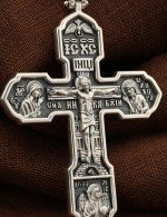 Крест из серебра 925 пробы