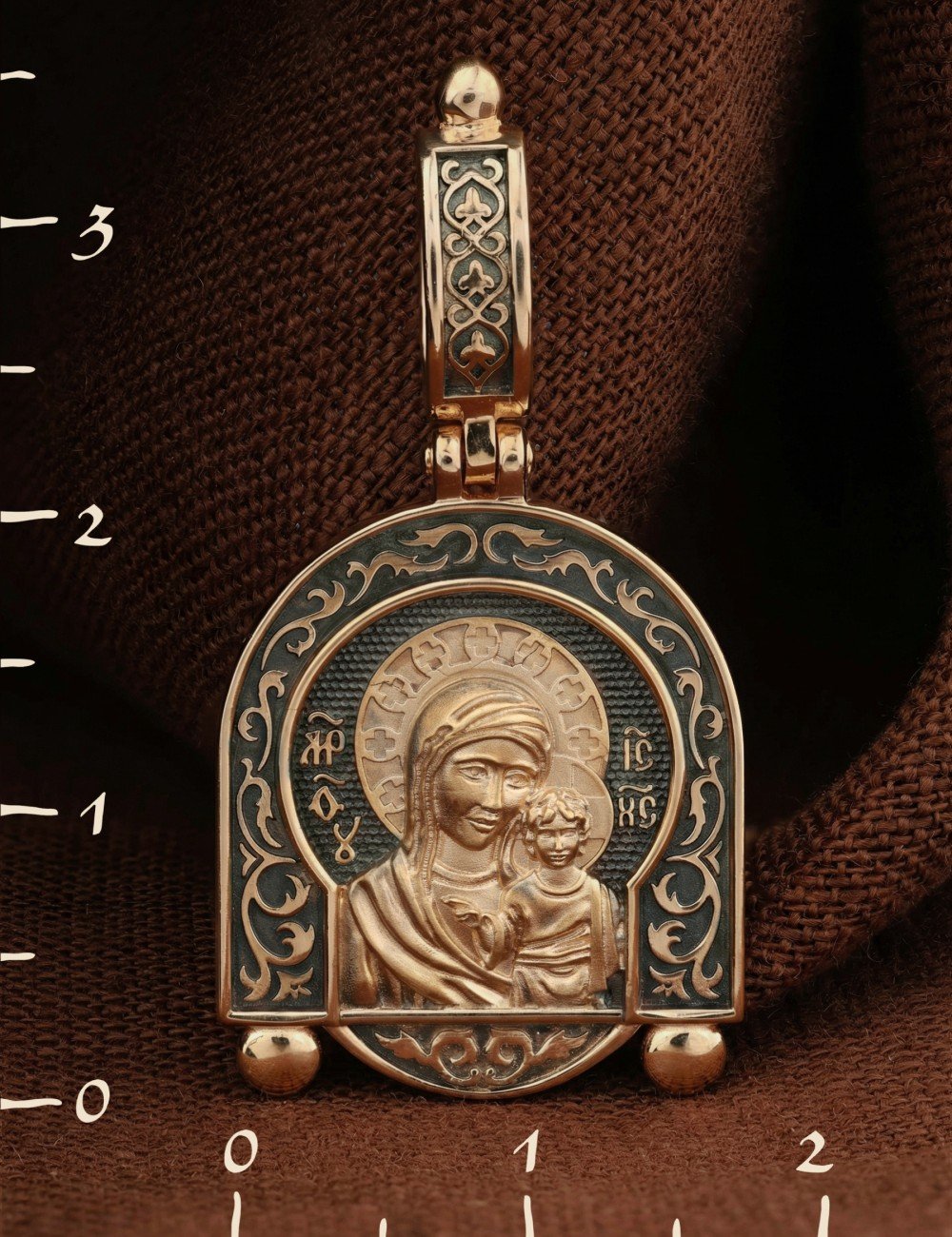 Образок из золота