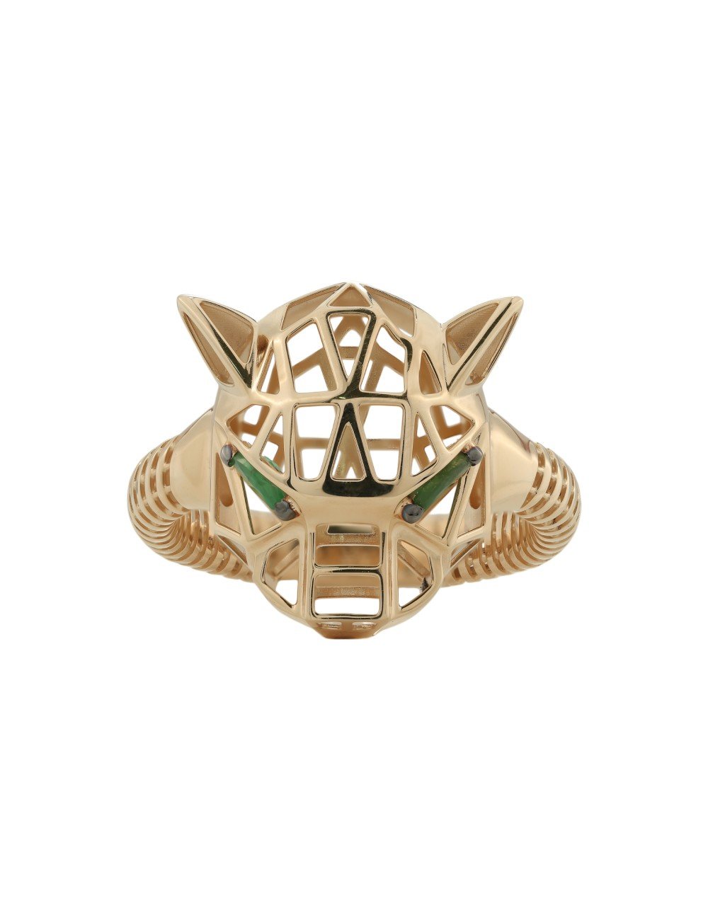 Кольцо из золота c изумрудом