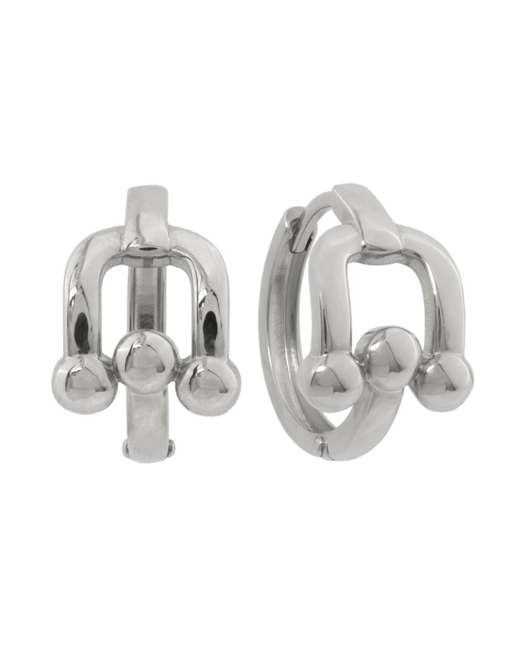 Серьги из белого золота