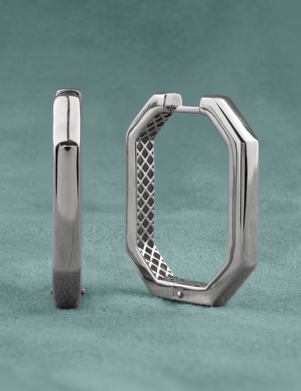 Серьги из белого золота