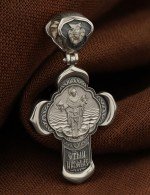 Крест из белого золота