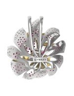 Подвеска из белого золота c фианитом