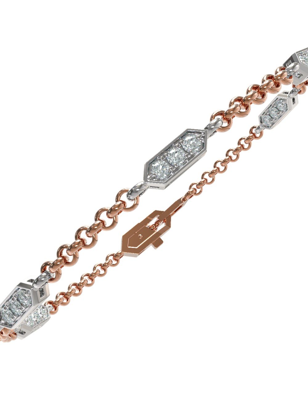 Браслет из золота c бриллиантами