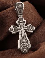 Крест из белого золота
