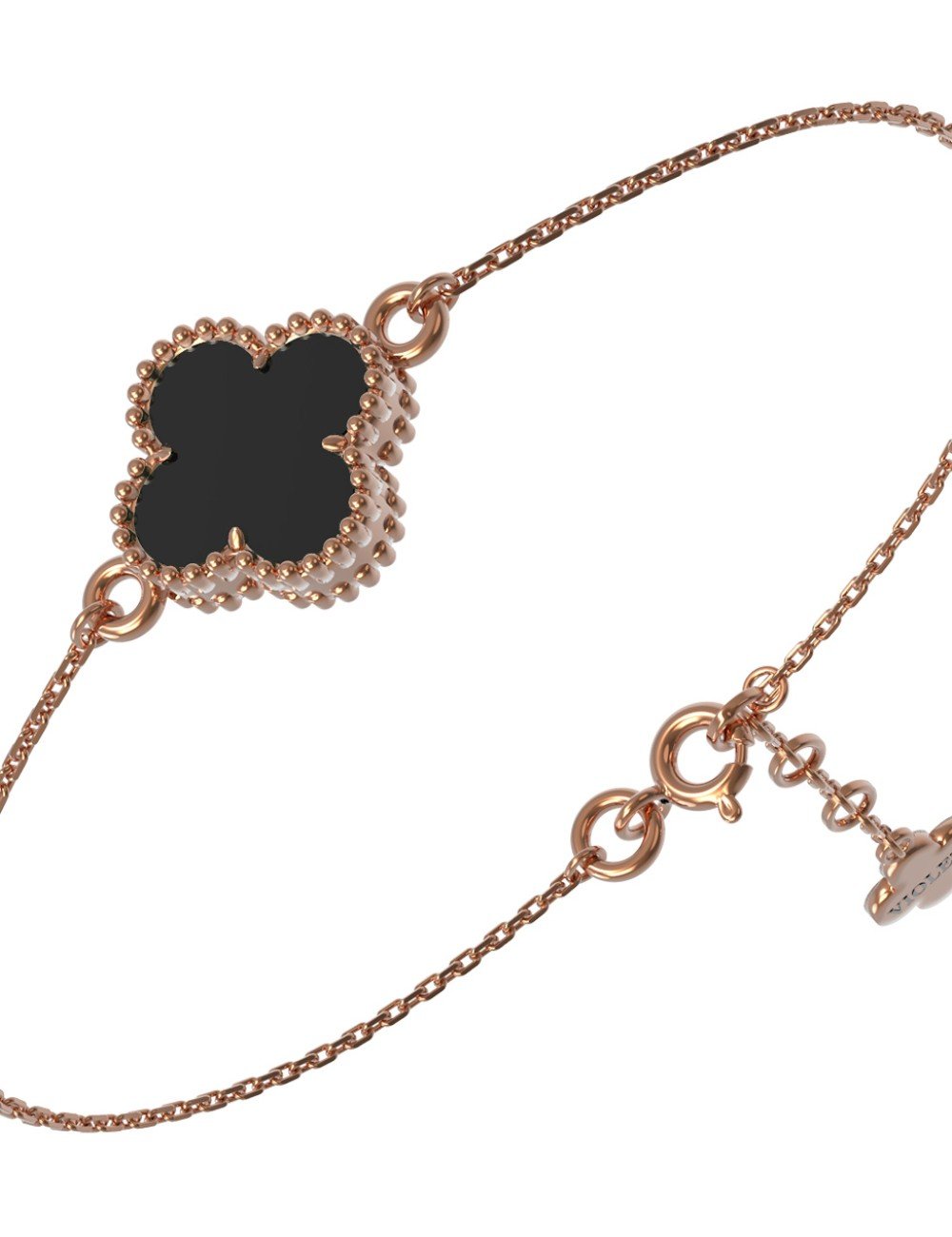 Браслет из золота c ониксом