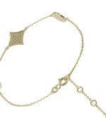 Браслет из лимонного золота c бриллиантами