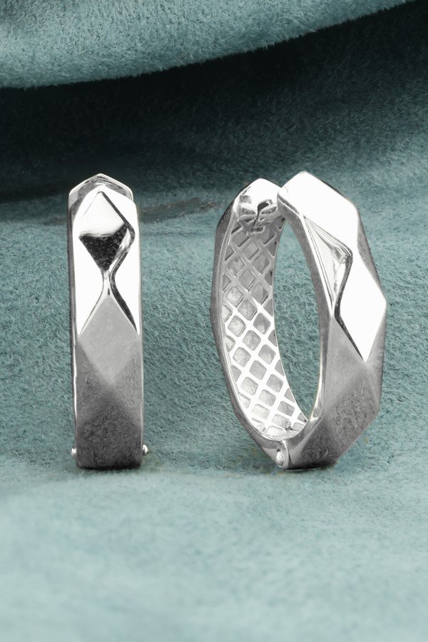 Серьги из белого золота