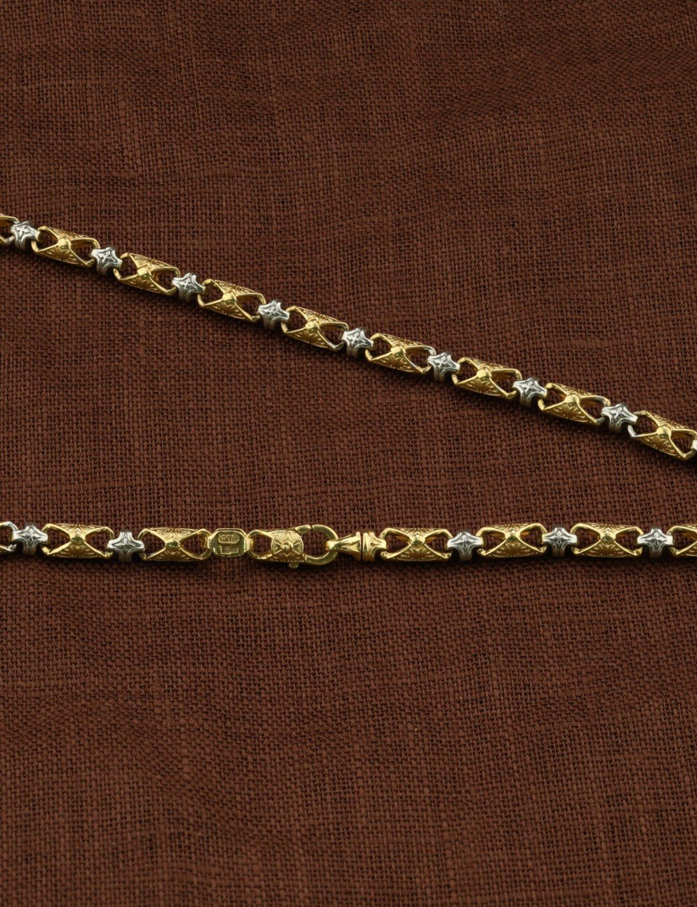 Цепь из лимонного золота