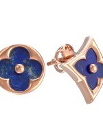 Серьги из золота c лазуритом