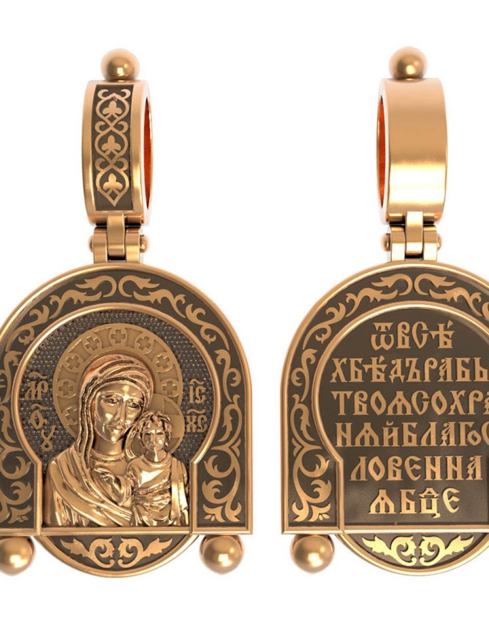 Образок из золота