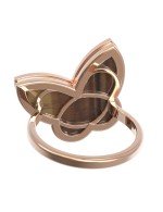 Кольцо из золота c тигровым глазом