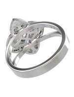 Кольцо из белого золота c бриллиантами