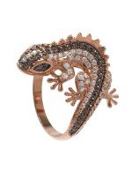 Кольцо из золота c фианитом