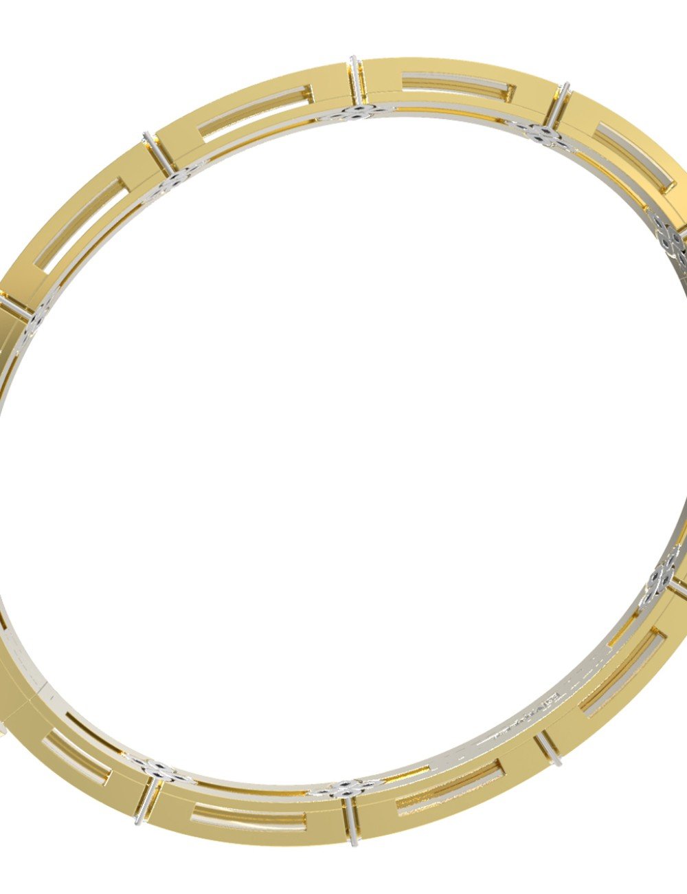 Браслет из лимонного золота c бриллиантами