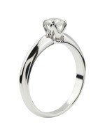 Кольцо из белого золота c бриллиантами