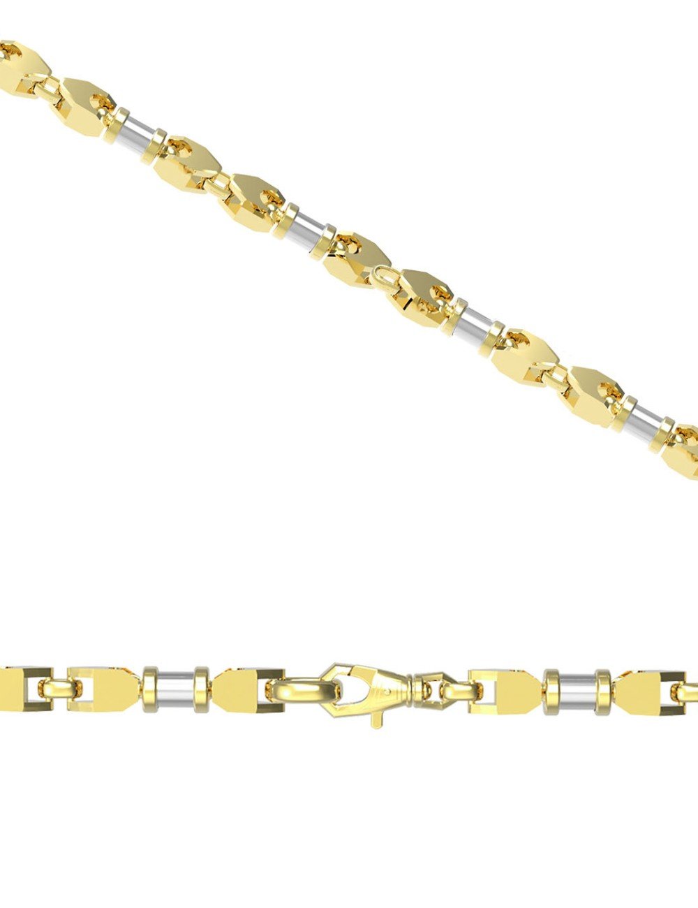 Цепь из лимонного золота