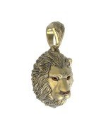 Подвеска из лимонного золота c эмалью