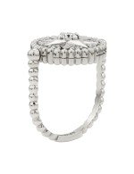 Кольцо из белого золота c бриллиантами