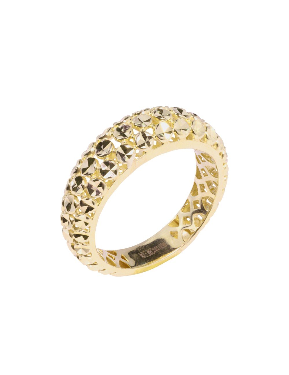 Кольцо из лимонного золота