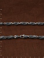 Цепь из белого золота