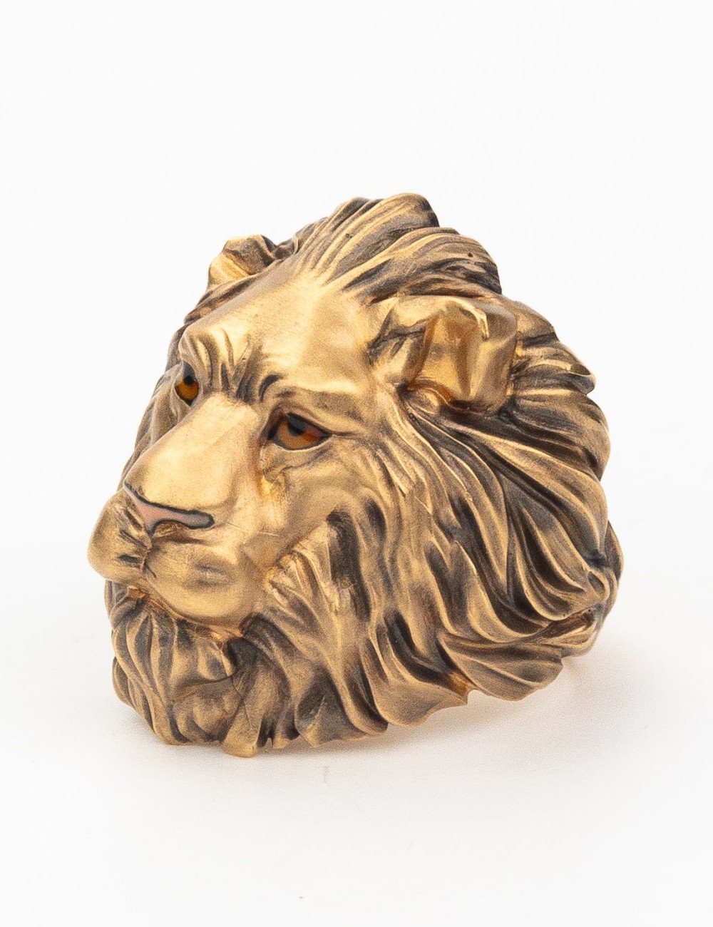 Кольцо из золота c эмалью