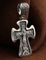 Крест из белого золота