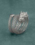 Кольцо из белого золота c бриллиантами