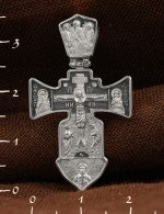 Крест из белого золота