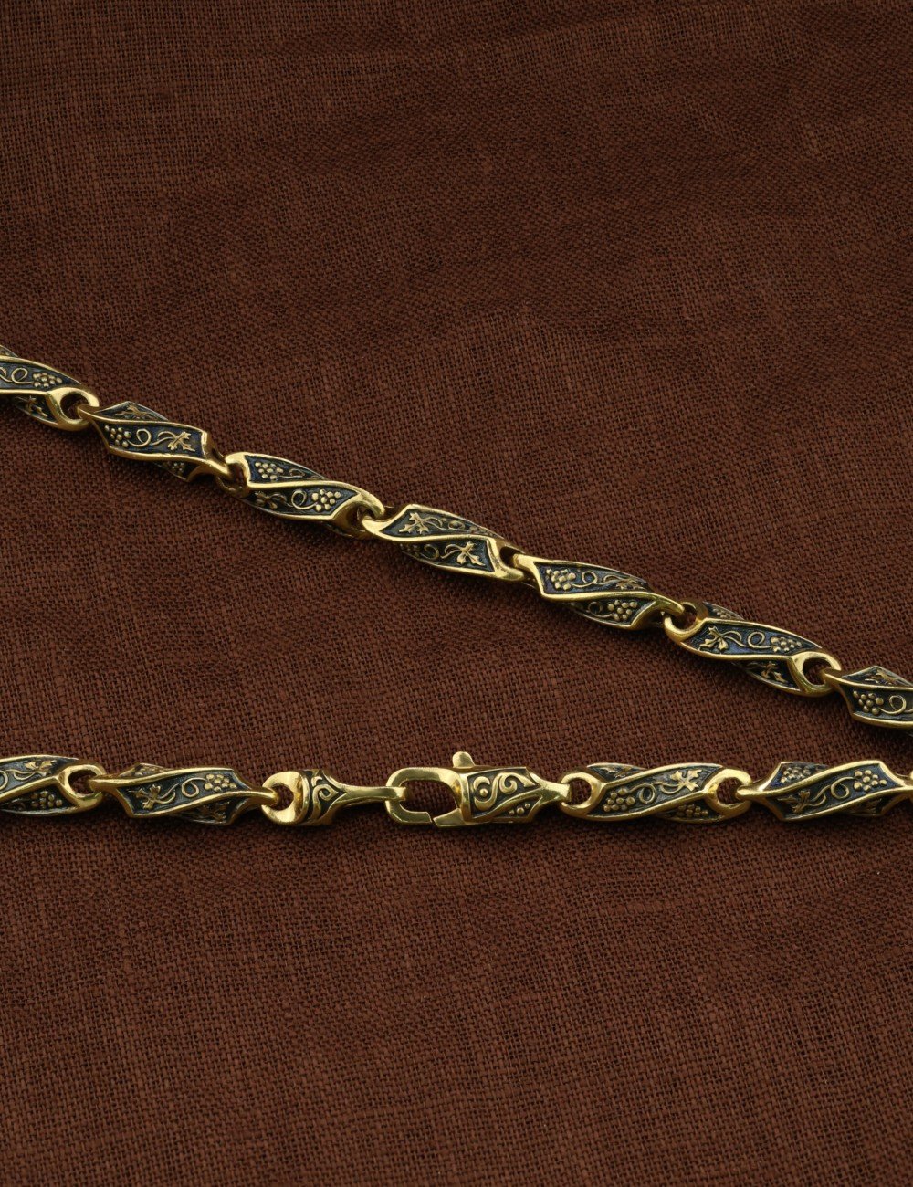 Цепь из лимонного золота