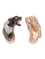 Серьги из золота c фианитом