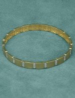 Браслет из лимонного золота c бриллиантами