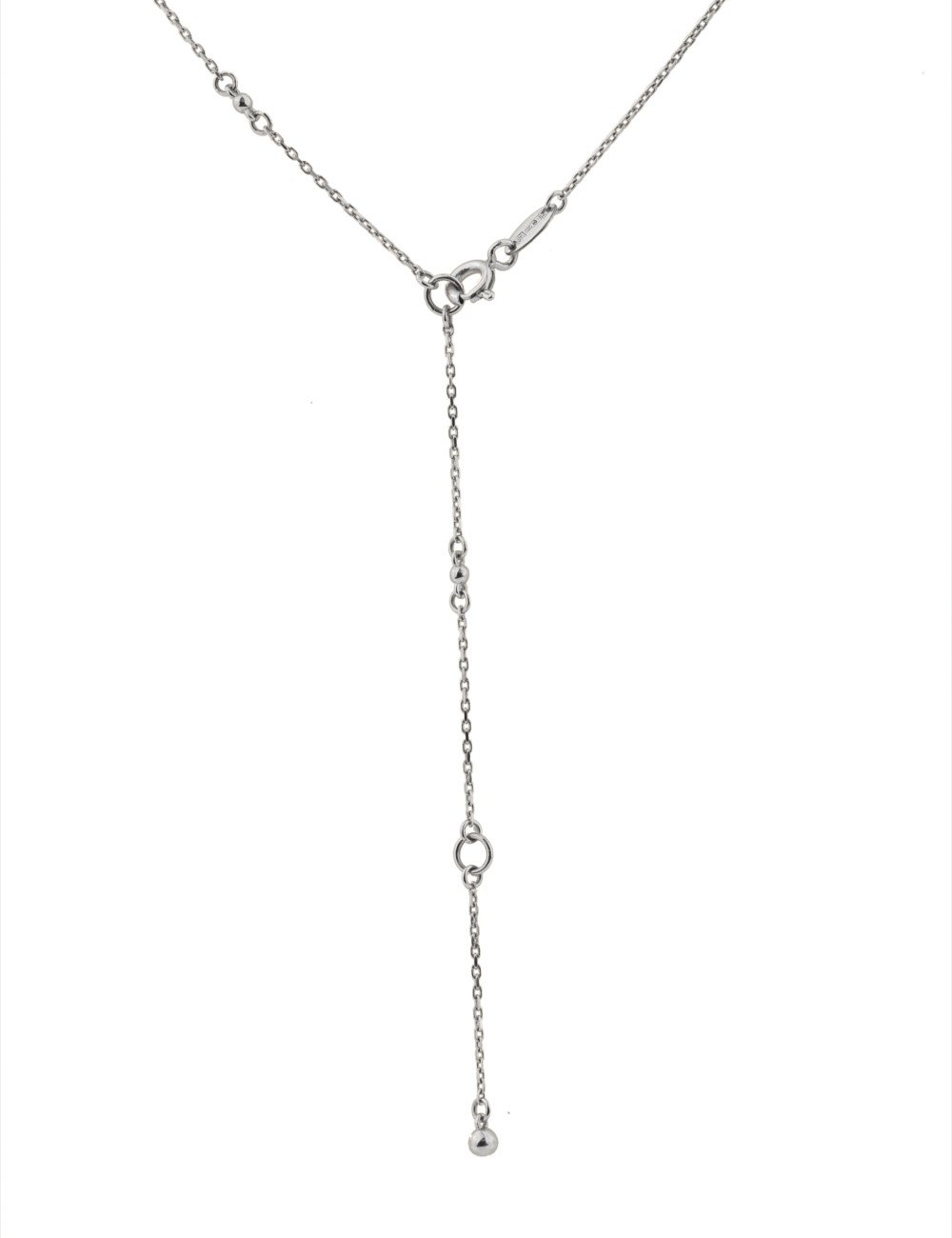 Колье из лимонного золота c бриллиантами, ониксом и перламутром