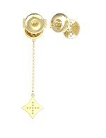 Серьги из лимонного золота c бриллиантами