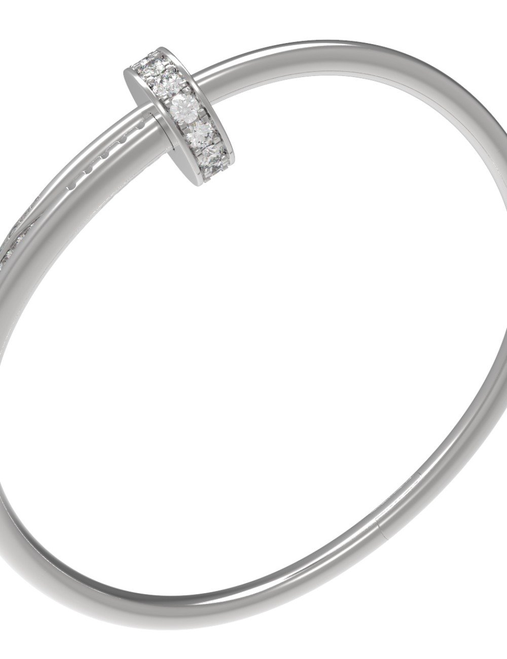 Браслет из белого золота c бриллиантами