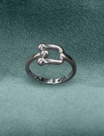 Кольцо из белого золота