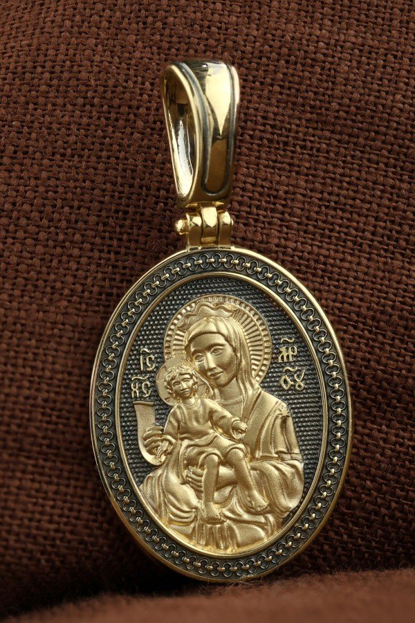 Образок из лимонного золота