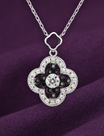 Колье из белого золота c бриллиантами