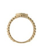 Кольцо из золота c бриллиантами и малахитом