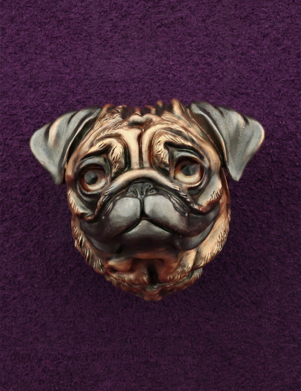 Подвеска из золота c эмалью