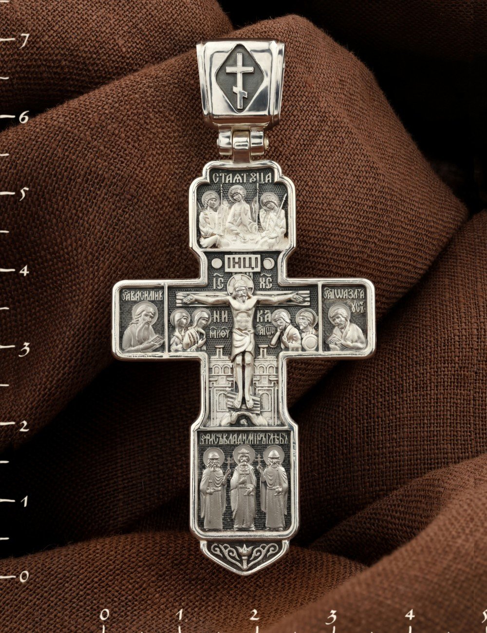 Крест из серебра 925 пробы