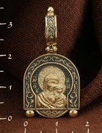 Образок из лимонного золота