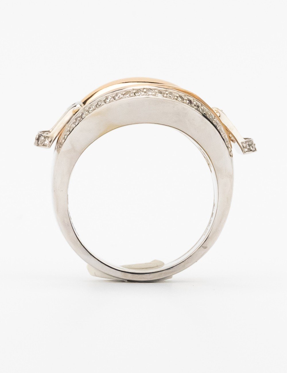 Кольцо из белого золота c бриллиантами