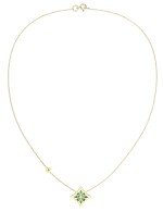 Колье из лимонного золота c бриллиантами и малахитом