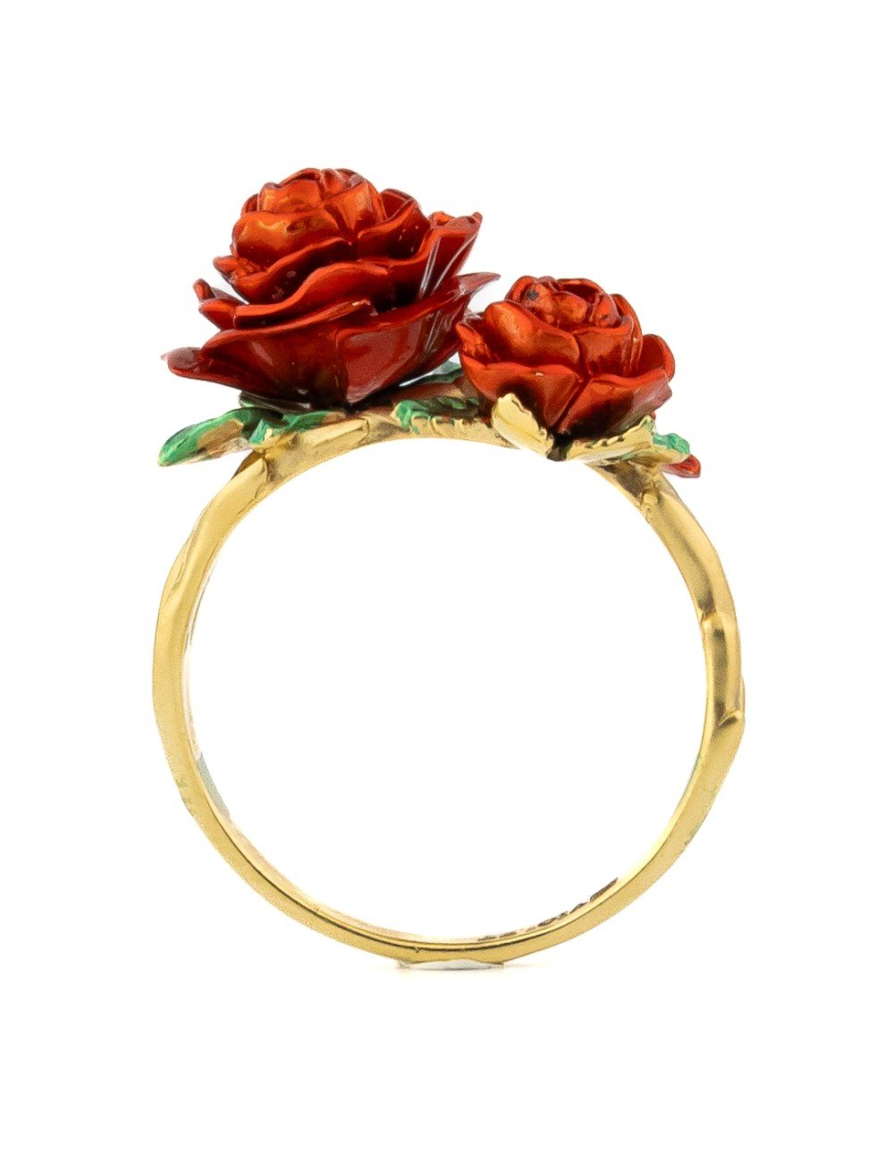 Кольцо из лимонного золота